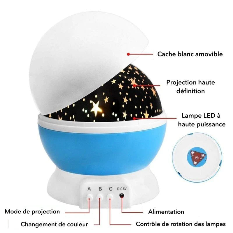 Veilleuse Galaxy Blanche