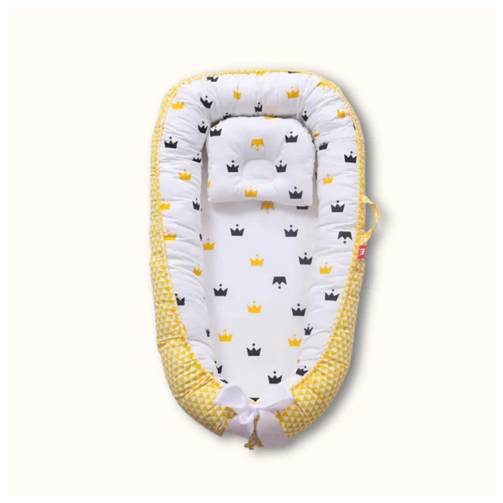 Cocon Bébé Jaune Couronne